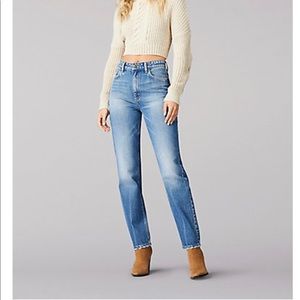 Lee Vintage Modern High Rise Straight Leg Ankle Jeans